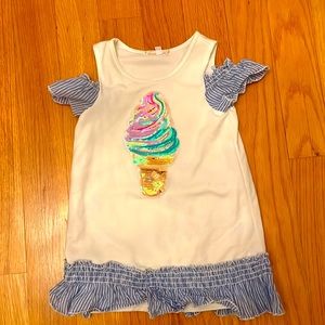 Truly Me by Sara Sara Girls Icecream Dress Size 4
